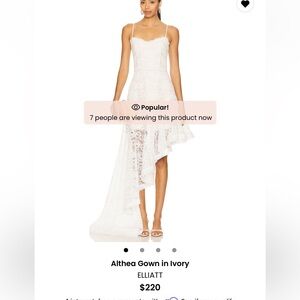 Elliatt Ivory Lace Maxi Skirt